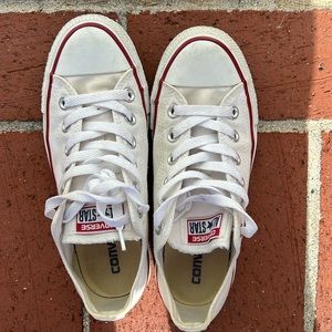 White low top converse
